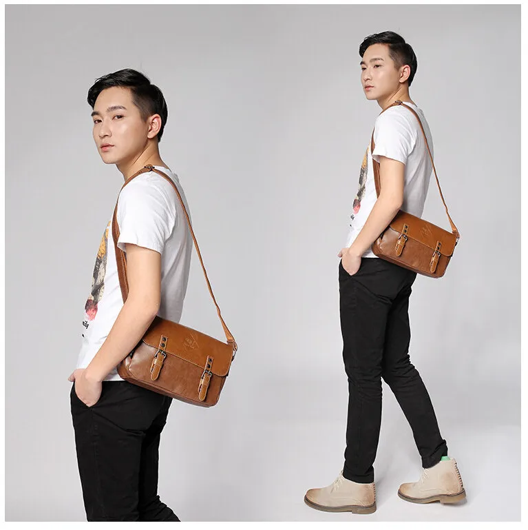 men vintage messenger bag11
