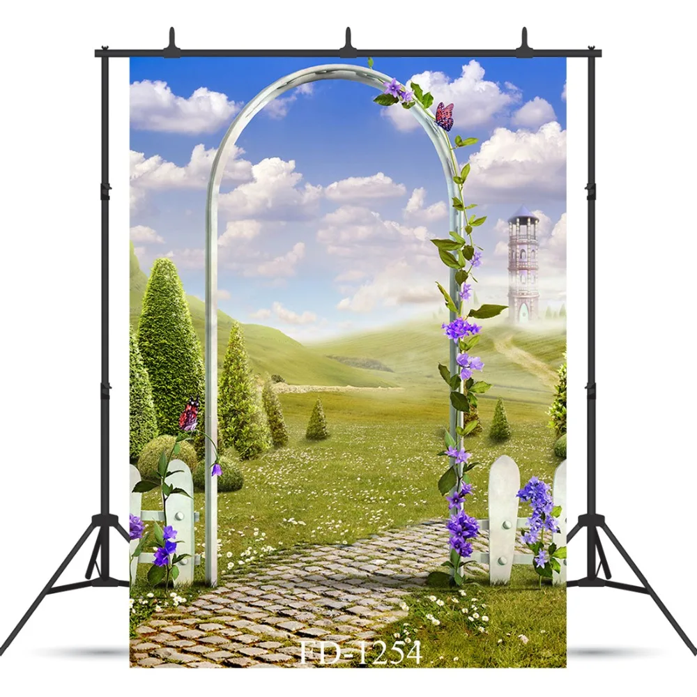 АРКА ворота Walkway фотография фон для фотостудии дети ребенок душ виниловая ткань