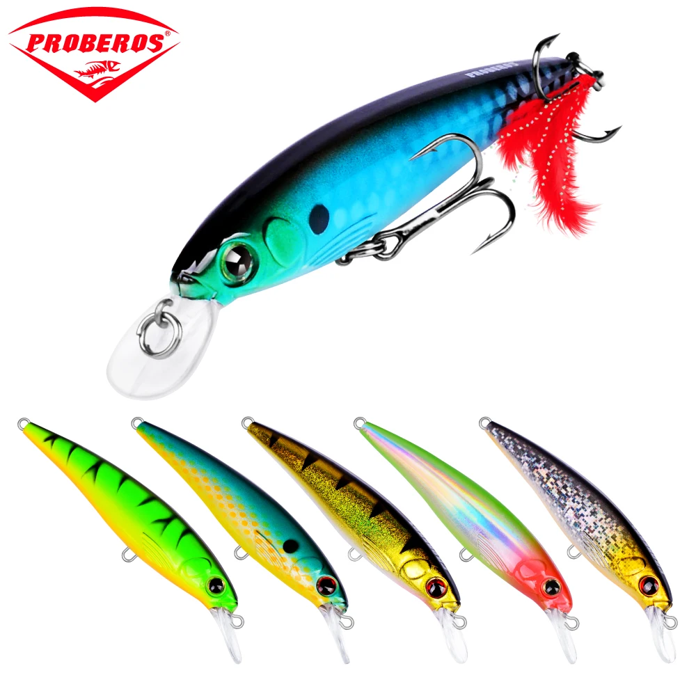 1PC Top Fishing Lures With Retail Box Fishing Tackle 0.493oz 13.98g/4.5" 11.43cm Fishing Bait 8