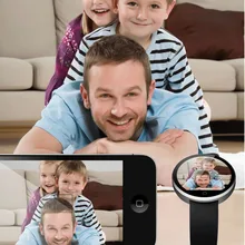 Высокое качество MTK2502 BT4.0 1,2" ips круглый Сенсорный экран умные часы Фитнес трекер Приложение iOS Android дистанционного Камера