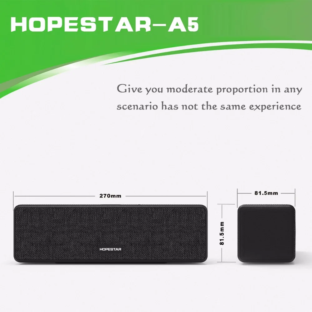 HOPESTAR A5 EStgoSZ HiFi беспроводной Bluetooth динамик Водонепроницаемый Открытый бас эффект домашний кинотеатр power Bank функция NFC TF карта