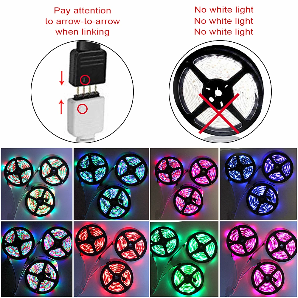 Источник питания 12 В RGB Светодиодная лента 10 м 5 м 2835 водонепроницаемый светильник гибкая светодиодная лента e wifi Bluetooth музыкальный контроллер светодиодный лента декоративная