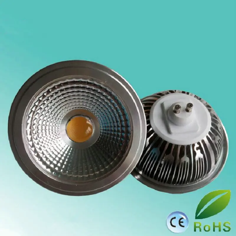 Светодиодная лампа AR111 QR111 ES111 GU10 15 Вт входная AC85-265V/DC12V точечный светильник COB