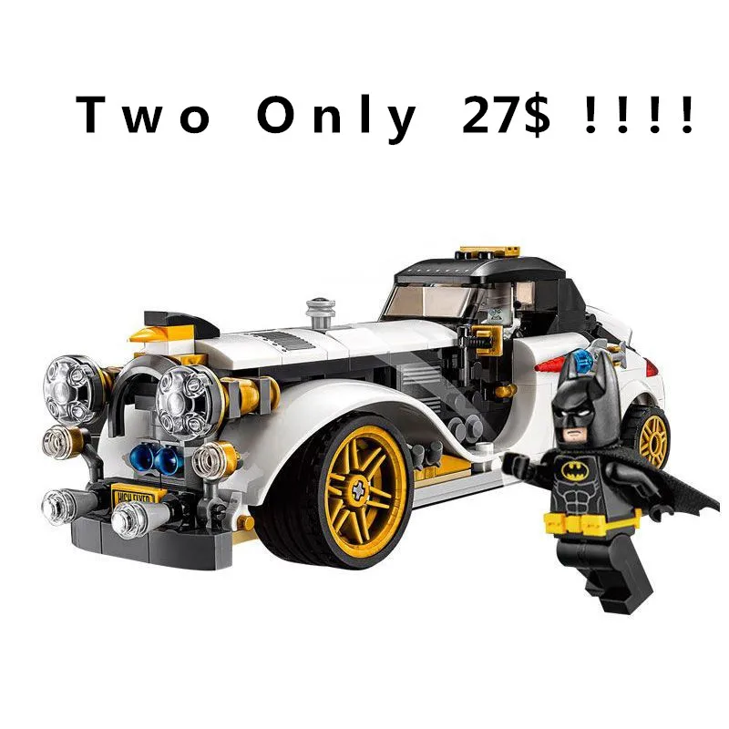 305pcs Super Hero Genuine Batman Series The Penguin Arctic Roller Building Blocks Bricks Kids Toys