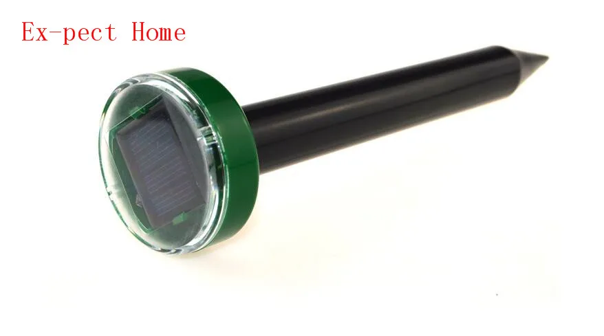 

by dhl 100pcs practical Eco-Friendly Solar Power Ultrasonic Gopher Mole Snake Mouse Pest Reject Repeller Control for Garden Yard