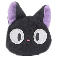Серый Кот автобус мультфильм Плюшевые монет Кошельки Симпатичные JiJi cat pet Дзидзи Черный Кот Кошелек Мобильный Телефон Drawstring сумка карман плюшевые сумки