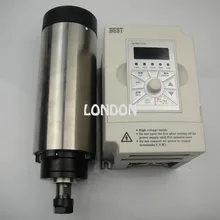 Комплект ЧПУ шпинделя ER16 1.5KW воздушное охлаждение шпинделя+ 1.5KW частотно-регулируемым приводом инвертор