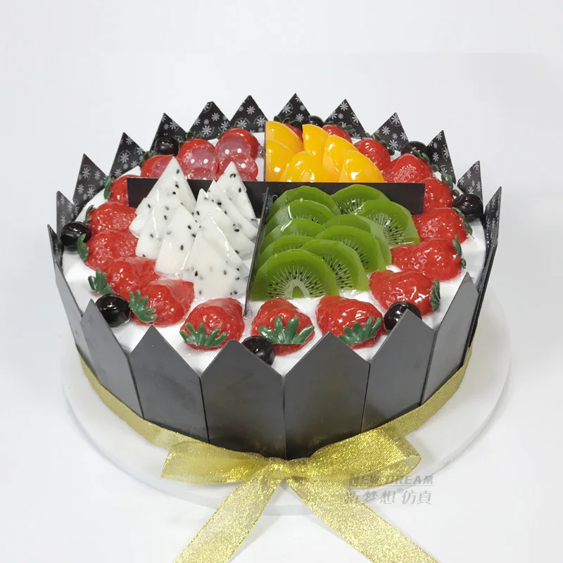

Artificial Fruit chocolate Cakes Dessert Fake Food Wedding Home Party Decor Display Realistic Cake Model Tea Table Decoration