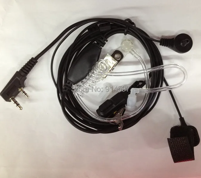 HYS Oreillette Écouteur En Forme De D En Forme De D PPT Pour La Sécurité De La Police Compatible Avec Motorola CP040 CP140 Hytera Midland Radio Bidirectionnelle