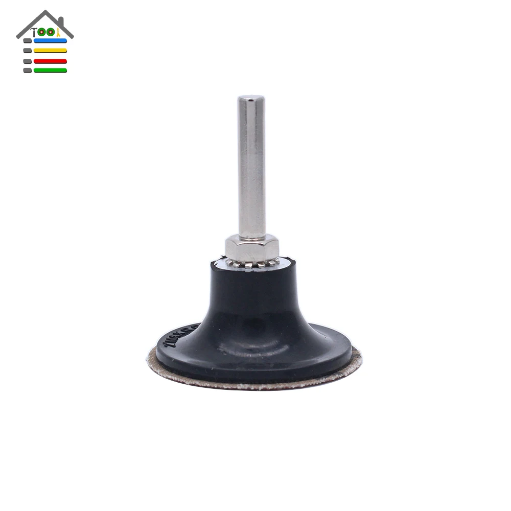 

45mm Sanding Disc Pad Holder For Roloc Disc Pad 1/4" Shank Fits 50mm 2" Sander Paper Abrasive Tools Polish Quick Replacement