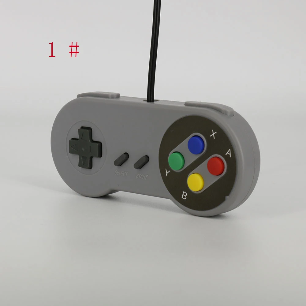 VPLAY Retro controlador USB con cable juego Joypad Joystick para SNES