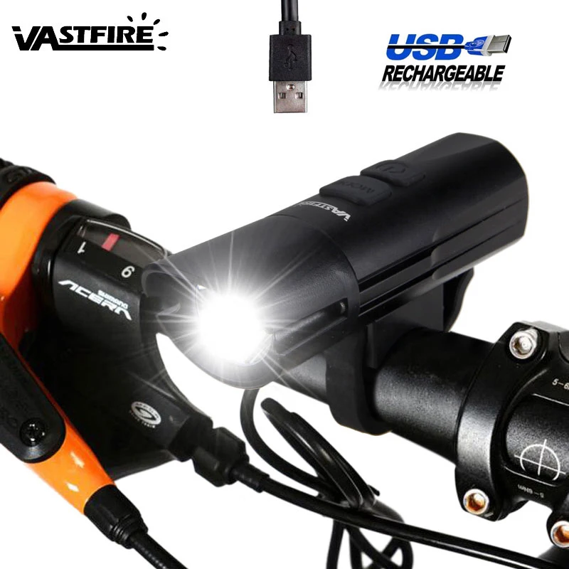 

6 mode USB Rechargeable MTB Bike Light for Outdoor Night Riding Bicycle Headlight Torch