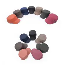 Летняя Весенняя Мужская военная шляпа хлопок сплошной цвет Регулируемая Snapback плоские шапки военные Gorra военные кепки для мужчин