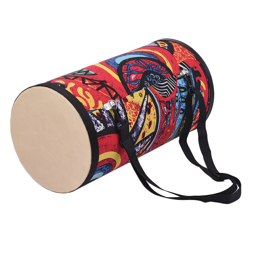 Conga Konga Drum Hand Drum Floor Drum Attractive Fabric Art Surface with Shoulder Strap