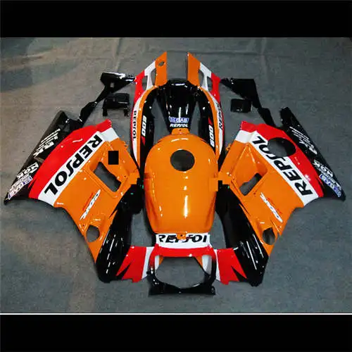 Dor-мотоцикл запасных частей для CBR 600 F2 обтекатель комплект 1991 1992 1993 1994 Обтекатели Черный Синий CBR600 91 92 93 94 - Цвет: 2
