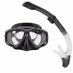 2018 подводное плавание оборудовать Для мужчин t полный сухой силиконовой Дайвинг маска плавательные очки трубка очки с трубкой для Для