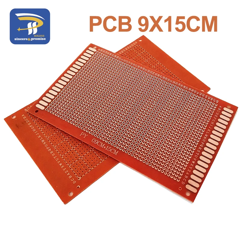

9x15 cm 9*15cm Single Side Prototype 2.54mm PCB Breadboard Universal Board Experimental Bakelite Copper Plate Circuirt Board