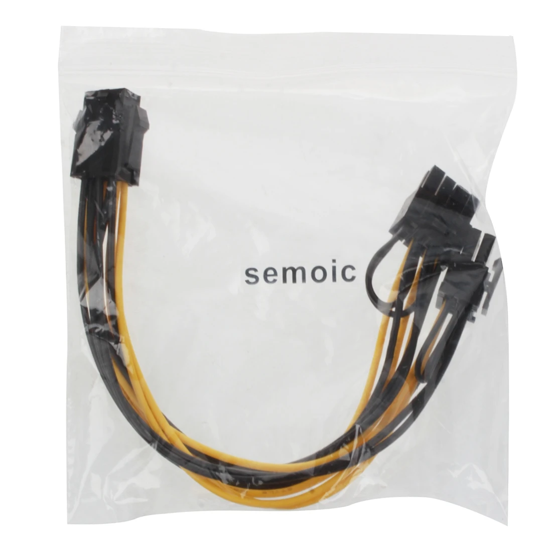 Semoic Module 6Pin to Dual PCI-E PCIe 8Pin+ 8Pin(6+ 2Pin) ленточный кабель питания 20 см+ 20 см для Thermaltake Tt 650 W0163 PSU