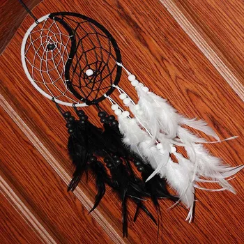 

Handmade Dream Catcher With Feathers Car Wall Hanging Decoration Dreamcatcher Home Wind Chimes Hanging Decoration Home Decor