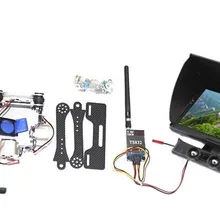F06886-B с антенной FPV Иллюстрированный 32 частоты 600 мВт+ кронштейн для крепления дисплея+ 2-осный бесщеточный шарнирный замок