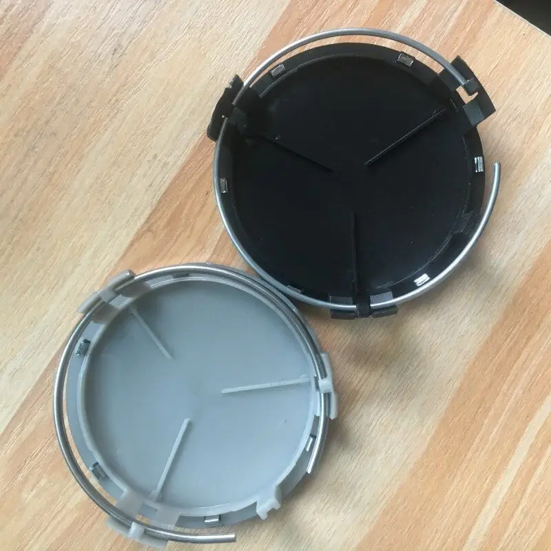 

20pcs/lot 75mm Black/Silver Wheel Center Caps Wheel Hub Rim Cap Cover Badge Emblem For Mercedes Accessories Styling