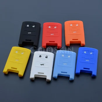 

Silicone cover case skin holder For Chevrolet captiva Spark Onix Volt Aveo Sonic keyless card remote 3 button key fob 100pcs