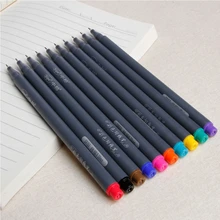 10 шт./партия ручка для рисования тонкой линии для Манга Мультфильм Рекламный дизайн водные цветные ручки канцелярские офисные школьные принадлежности
