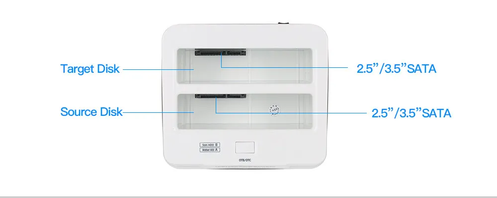 Многофункциональный 2," 3,5" USB 3,0 на SATA внешний жесткий диск HDD док-станция HDD корпус чехол M2 кард-ридер концентратор с OTB