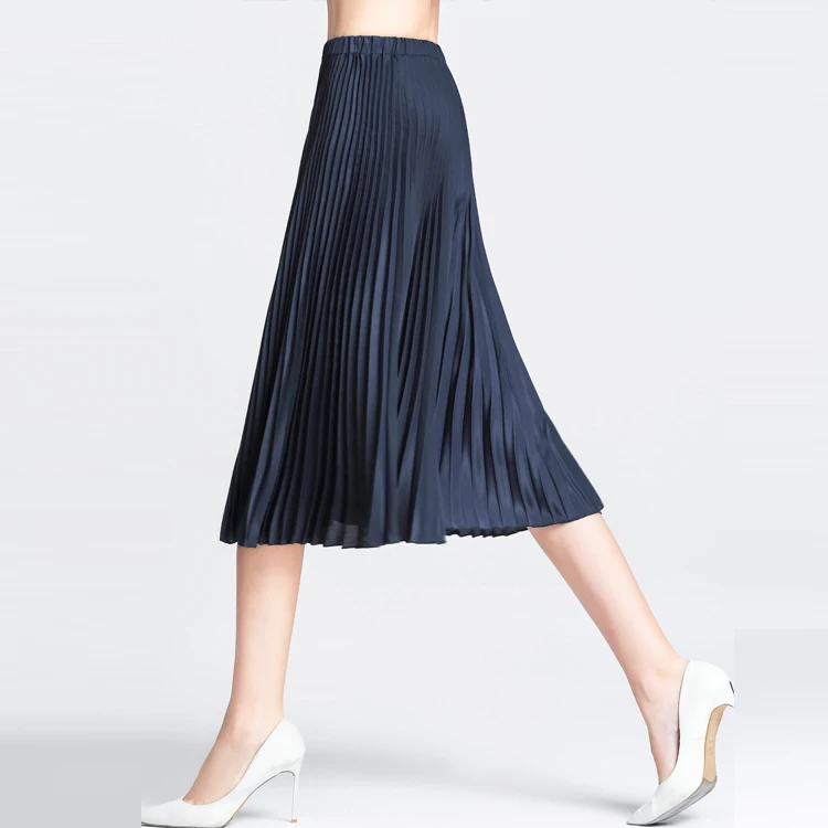 Oscuro longitud Calf Moda Fold Blue dark Libre Puntos Pure Nueve Pantalones gris Anchos Color Stock Envío En Negro qzTFvRWx