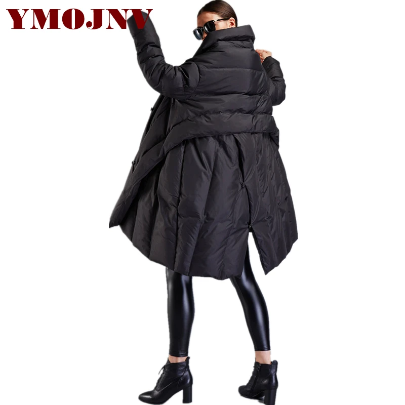 Новое поступление 2019 женские зимние куртки YMOJNV накидка парка женская утепленная