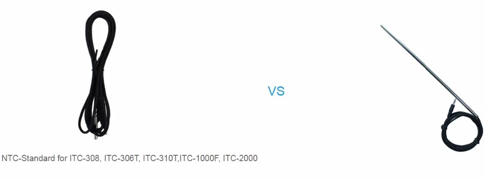 Inkbird 1" NTC нержавеющий зонд Датчик термопары, мама-папа адаптер для ITC-306T, ITC-308, ITC-1000, ITC-310T термостат
