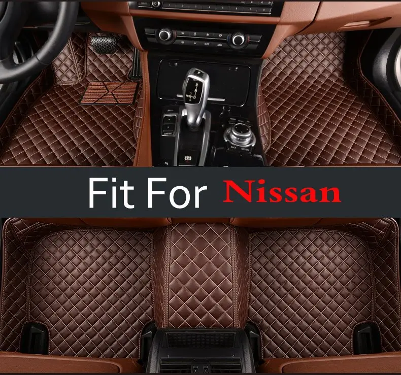 

Purple Carpet Fit Car Floor Mats For Nissan D22 Qashqai X-Trail Paladin Bluebird 3d Car Styling Floor Mat Carpet