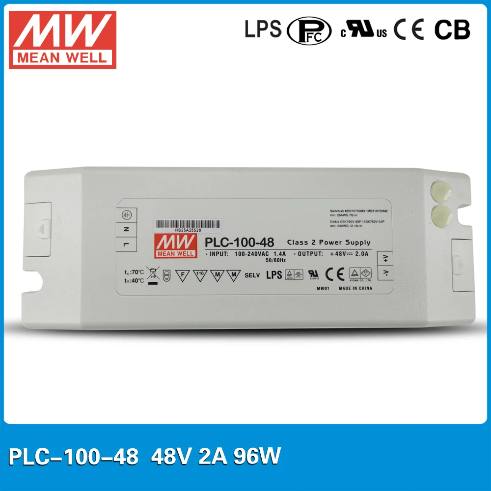 Original Meanwell 96w 2a 48v Power Supply Plc10048 Led Display Driver