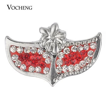 

Wholesale 10PCS/Lot Vocheng Snap Charms 18mm Fashion Mask Button Jewelry Vn-703*20
