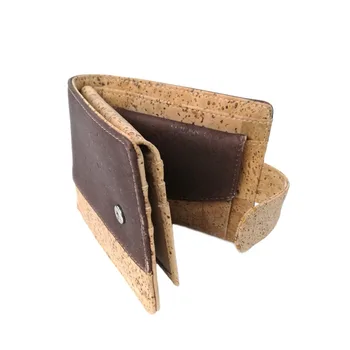 

Rustic Men Cork Wallet Bifold Eco Friendly Cork Card Wallet