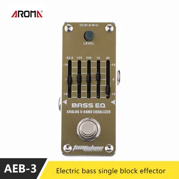 

AROMA AEB-3 Electric Beth EQ Bis 5 Stage Balanced Single Block Effect Device Guitar Bass Aluminum Alloy Effects