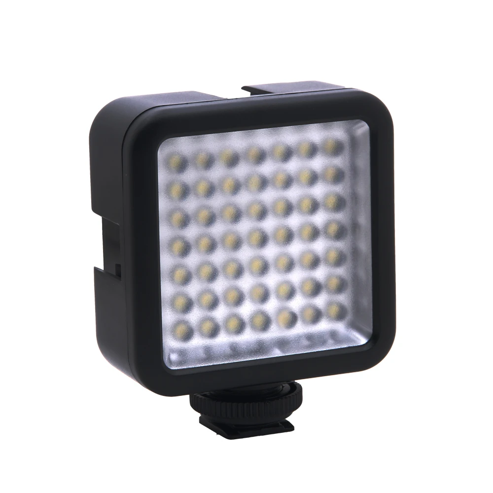 

W49 Mini LED Video Light Panel Light Dimmable Camcorder Video Lighting 6000K for Gopro microphone Videocamera Canon Nikon Sony