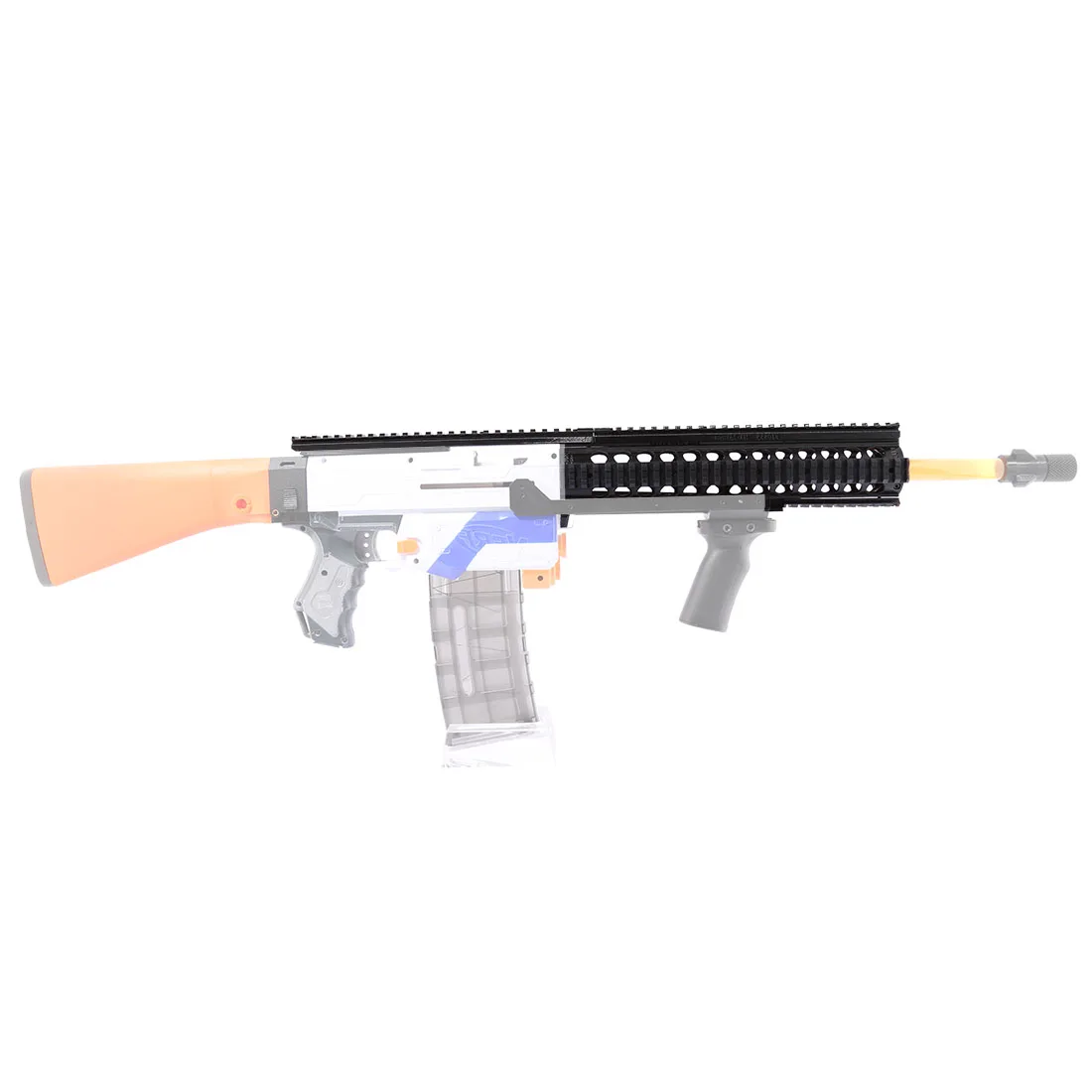 

WORKER f10555 3D Printing Extended Front Tube Kit for Nerf(Type-C) - Black
