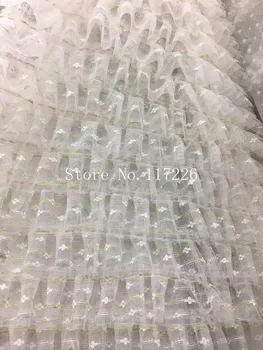 

pretty 3d flowers Tulle net lace fabric with Top selling JRB-11817 french net lace fabric
