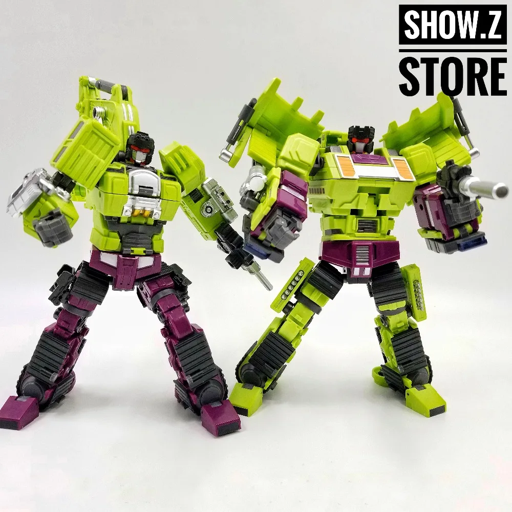 

[Show.Z Store] [New in Box/ No Box] Jinbao Oversized Devastator Navvy & Bulldozer Scavenger & Bonecrusher [Set A]