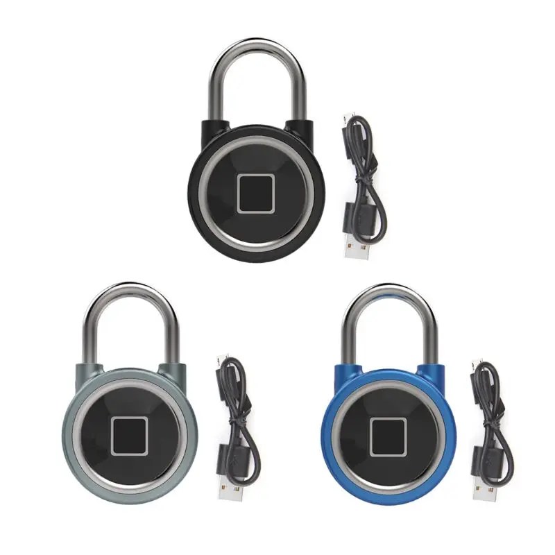 

Smart Fingerprint Padlock Anti-theft Keyless Electronic Locks Bluetooth Phone APP Door Lock Smart Padlock