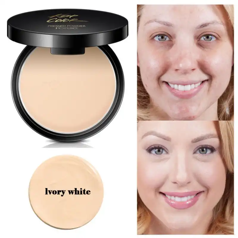 concealer and compact powder