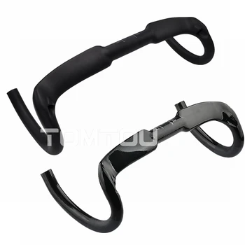 

Full UD Carbon Bicycle Handlebars Stem Diameter 31.8 mm For Road Bike Drop Bar Width 400/420/440mm Cycling Bent Bar