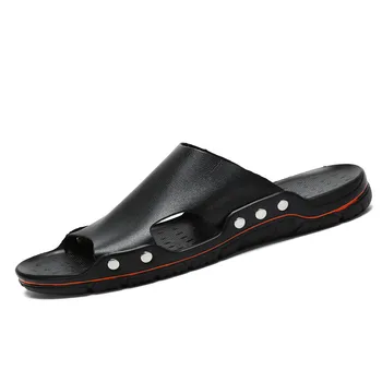 

2019 New Fashion Summer Shoes Men Breathable Anti-skid Slippers Casual Shoes Outdoor Slides Lightly Adult Mules With 6 Colors