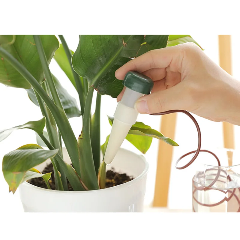 1PC Creative Gardening Tools Indoor Plants Automatic Drip Irrigation Self Watering System Flower Plant Pot Waterer Tool