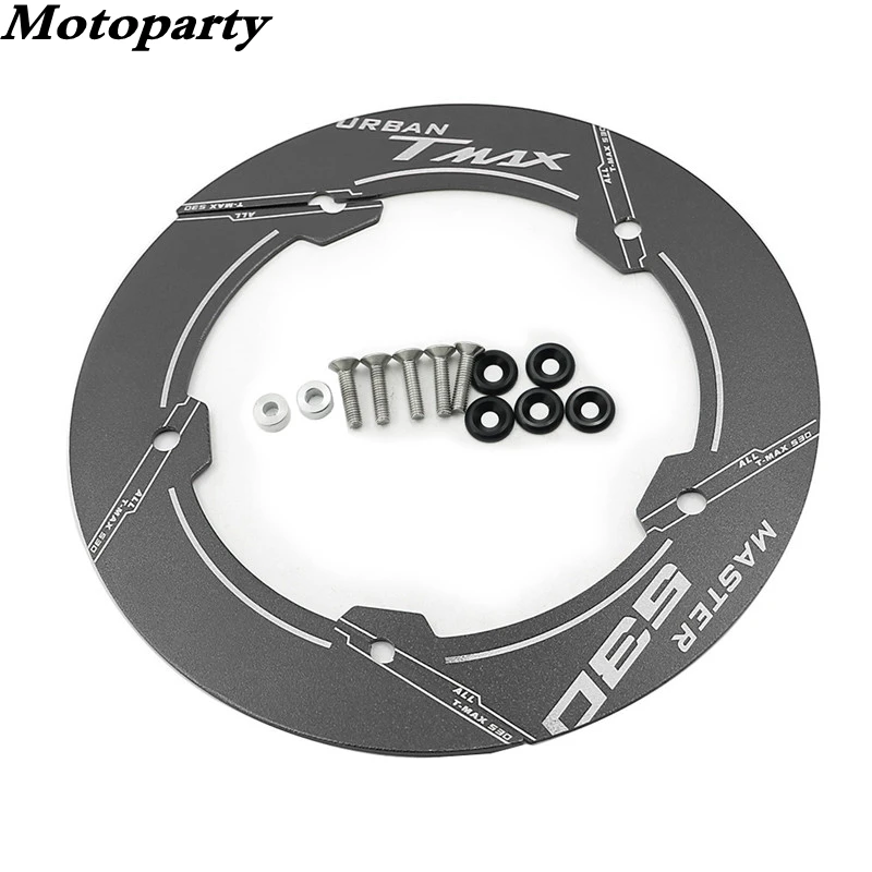 Motorcycle accessories Transmission Belt Pulley Cover For Yamaha t-max tmax 530 2017 2018 black blue red gold ti | Автомобили и