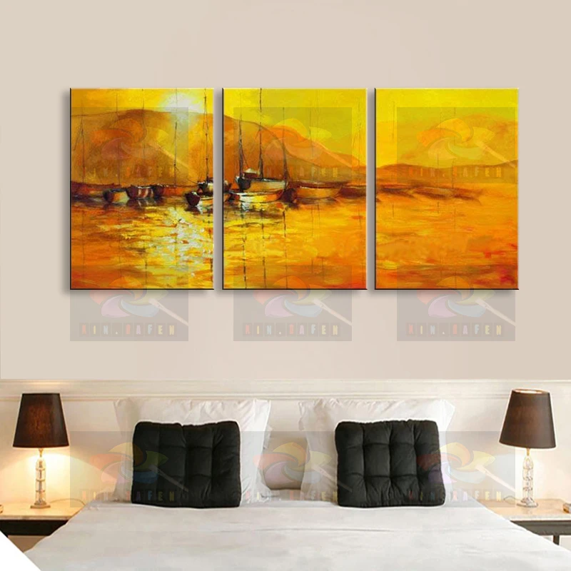 Hand Painted oil painting on canvas modern Best Art Seascape oil painting directly from artist SE-025 (2)