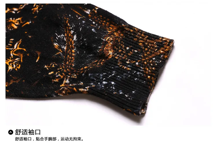 Китайский стиль креативный ДРАКОН узор 3D Печать Мода вязаный свитер осень 2018 качество мягкий удобный свитер мужчин M-3XL