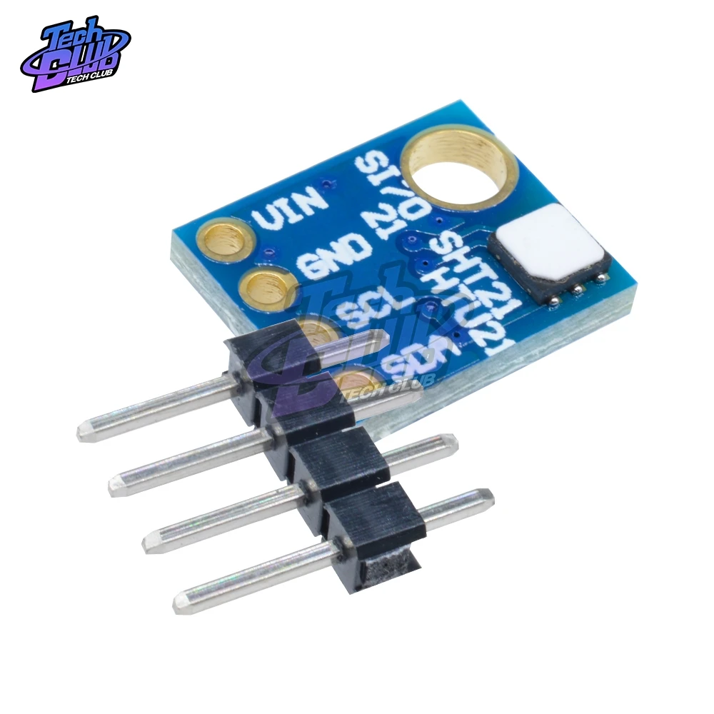 

Humidity Temperature Sensor I2C IIC Interface Si7021 Industrial High Precision GY-21 Temperature Sensor Module Low Power CMOS