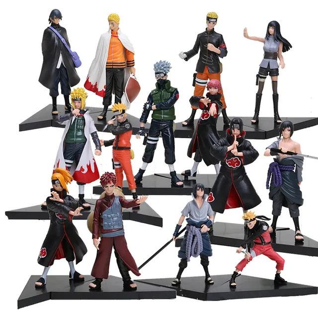 Neue 2 teile/satz PVC japanischen anime figuren naruto Puppen Uchiha
